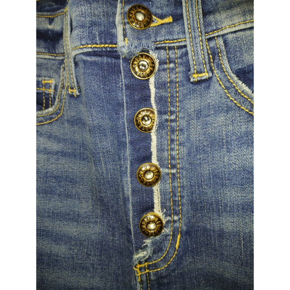 Sneak Peak High-Rise Button Fly Bermuda Shorts - Picture 2 of 6